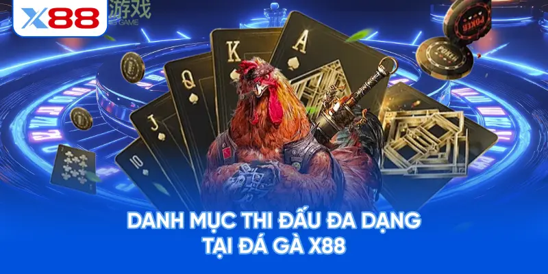 Danh Mục Thi Đấu Đa Dạng Tại Đá Gà X88